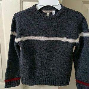 Boys warm gray sweater, long sleeve, like new, cozy!